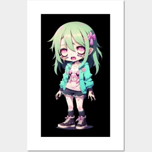Smol Zombie Girl Posters and Art